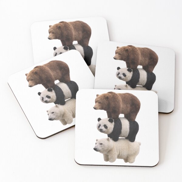 Item preview, Funny We Bears Realistic Stacked Bears Meme designed and sold by Achkalona.