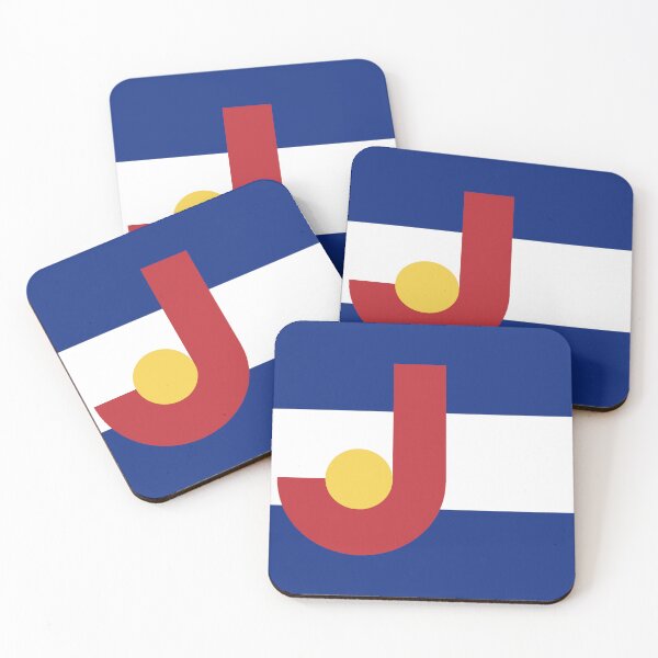 Item preview, Colorado Flag - Letter J designed and sold by FlagFontCO.