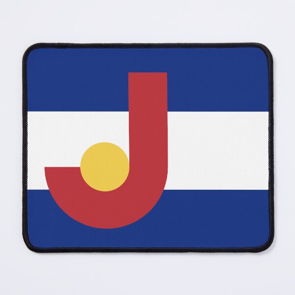 Item preview, Colorado Flag - Letter J designed and sold by FlagFontCO.