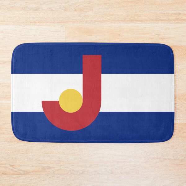 Item preview, Colorado Flag - Letter J designed and sold by FlagFontCO.