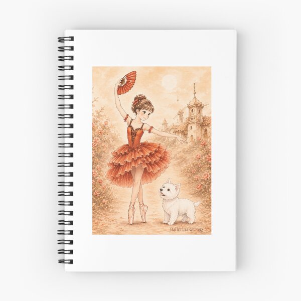 Item preview, Ballerina & Westie — Don Quixote | Anime Watercolor Illustration designed and sold by ballerinadogs.
