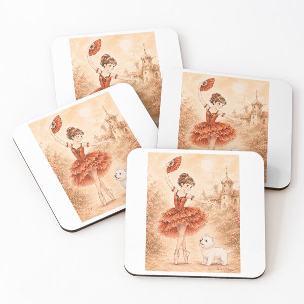 Item preview, Ballerina & Westie — Don Quixote | Anime Watercolor Illustration designed and sold by ballerinadogs.