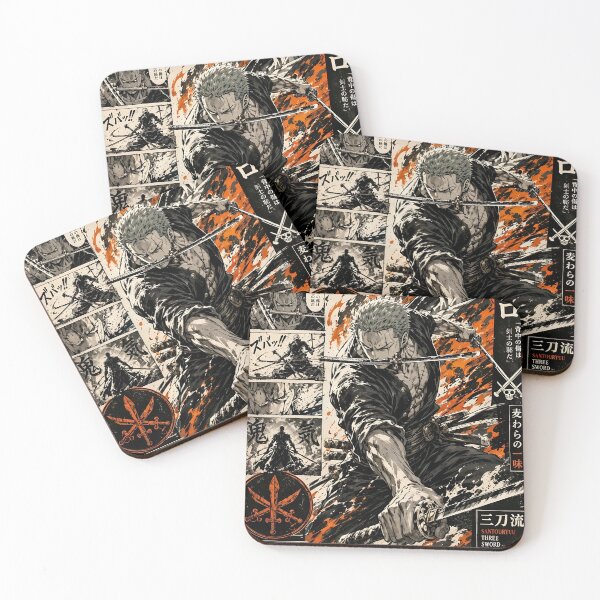 Item preview, Legendary Three Sword Warrior Anime Manga Vintage  designed and sold by Dyan4.