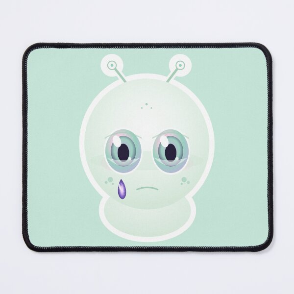 Item preview, Pastel Green Alien Galaxy Tears Kawaii Sad designed and sold by piketo.