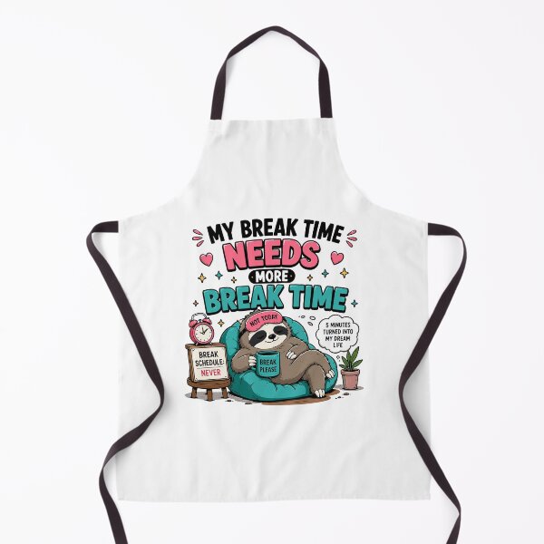 Item preview, My Break Time Needs More Break Time Funny Office Humor designed and sold by Gift Phrase Studio.