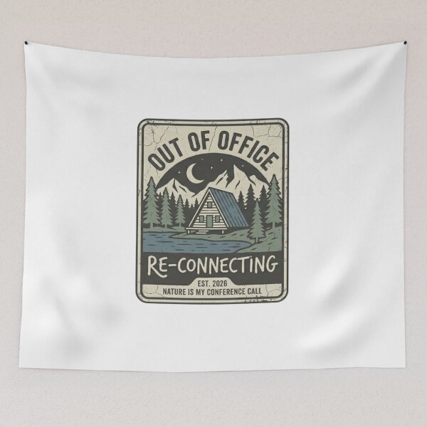 Item preview, Out of Office Camping Adventure Design designed and sold by Baby Adee Collective.