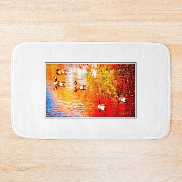 Item preview, Canada Geese on an Autumn Stream designed and sold by AMacGPhilly.