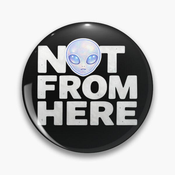Item preview, Not From Here Opalescent Alien T-Shirt Aliencore designed and sold by piketo.