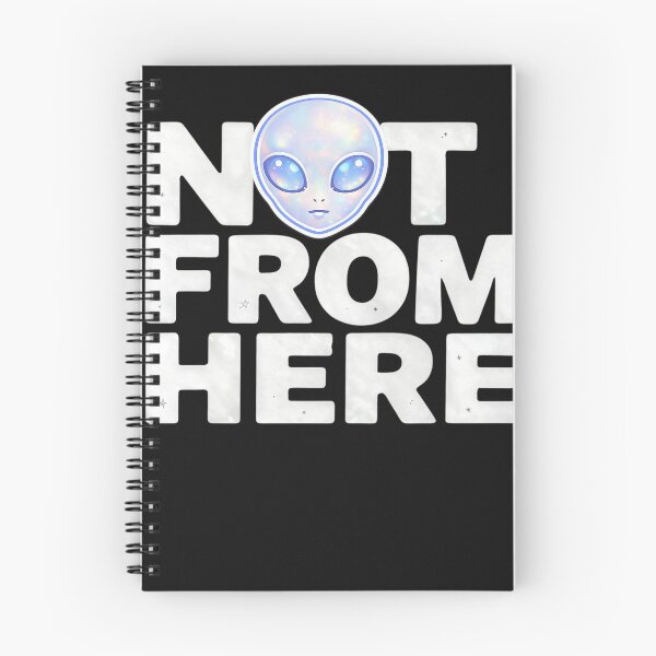 Item preview, Not From Here Opalescent Alien T-Shirt Aliencore designed and sold by piketo.