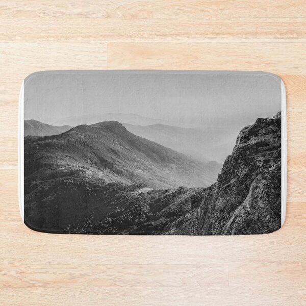 Item preview, Black and White Mountain Ridges – Peña de Francia, Spain  designed and sold by DFLC Prints.