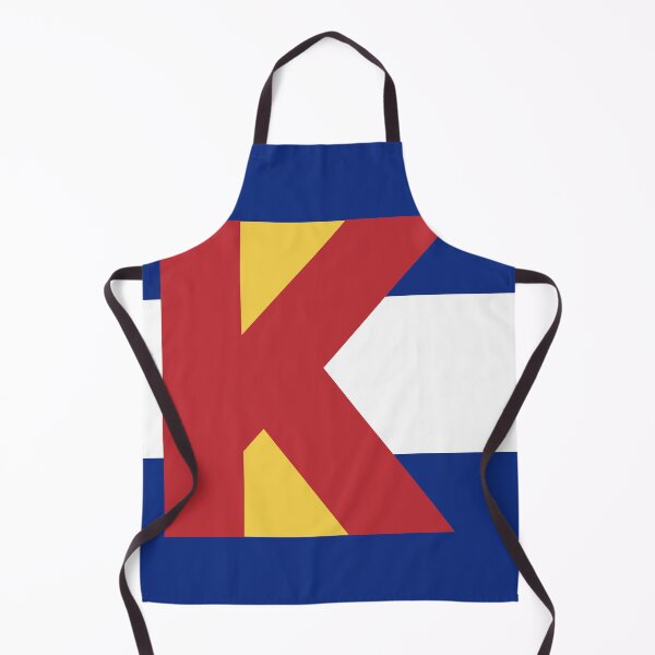 Item preview, Colorado Flag - Letter K designed and sold by FlagFontCO.