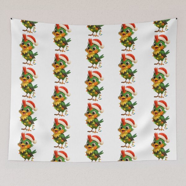 Item preview, Christmas Coquette Tufted Bird designed and sold by Sillytoe.