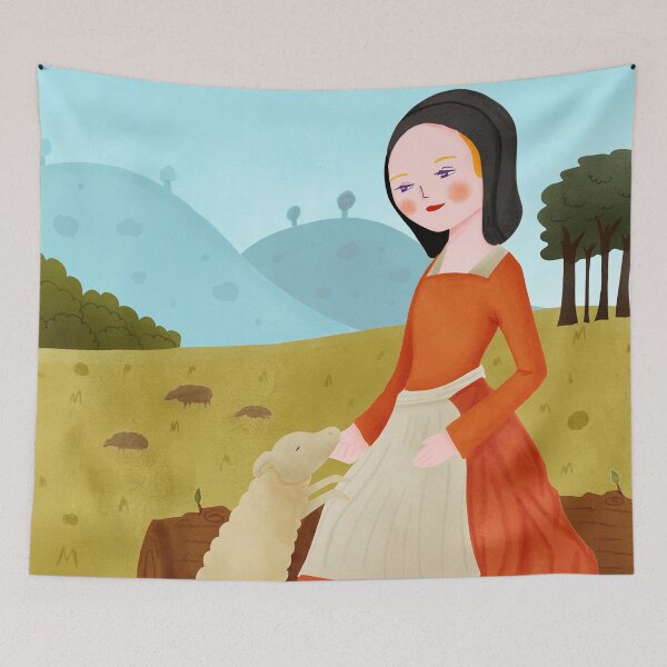 Item preview, Vintage Fantasy inspired Medieval Scene Illustration 9 designed and sold by MariOyama.
