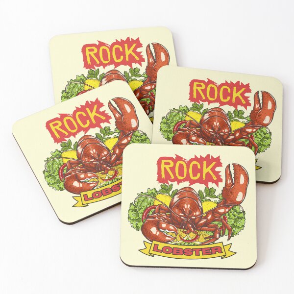 Item preview, Rock Lobster Funny Punk Music Seafood Graphic designed and sold by SilverSeaBKK.