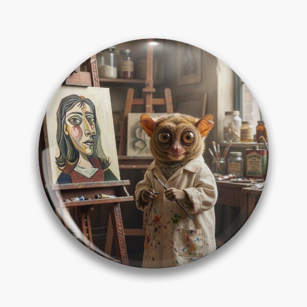 Item preview, Bushbaby Artist Embraces Expressionism designed and sold by Tridentulus.