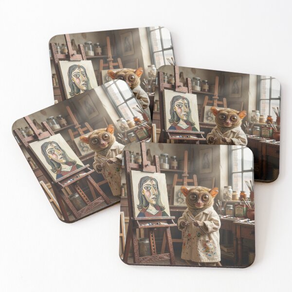 Item preview, Bushbaby Artist Embraces Expressionism designed and sold by Tridentulus.