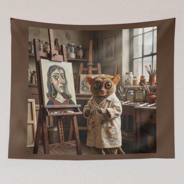 Item preview, Bushbaby Artist Embraces Expressionism designed and sold by Tridentulus.