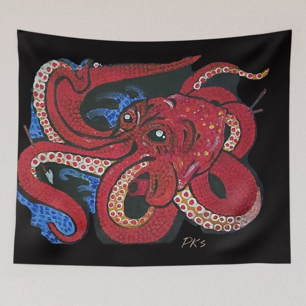 Item preview, octopus painting designed and sold by pksart1.