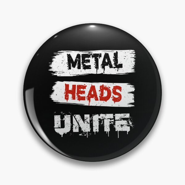 Item preview, Metal Heads Unite, comunidad del heavy metal: regalo para los metaleros designed and sold by Say It With Ink.