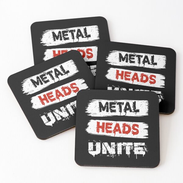 Item preview, Metal Heads Unite Heavy Metal Community Gift for Metalheads designed and sold by Say It With Ink.