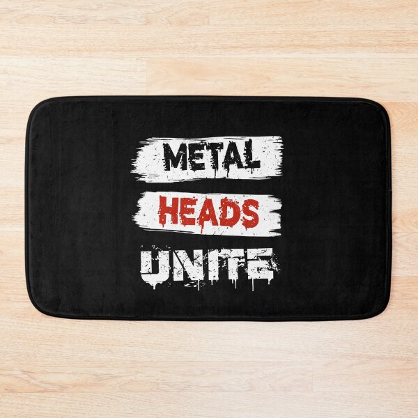 Item preview, Metal Heads Unite Heavy Metal Community Gift for Metalheads designed and sold by Say It With Ink.