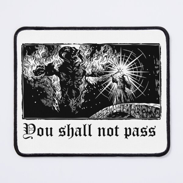 Item preview, You shall not Pass designed and sold by Interstellar Archives.