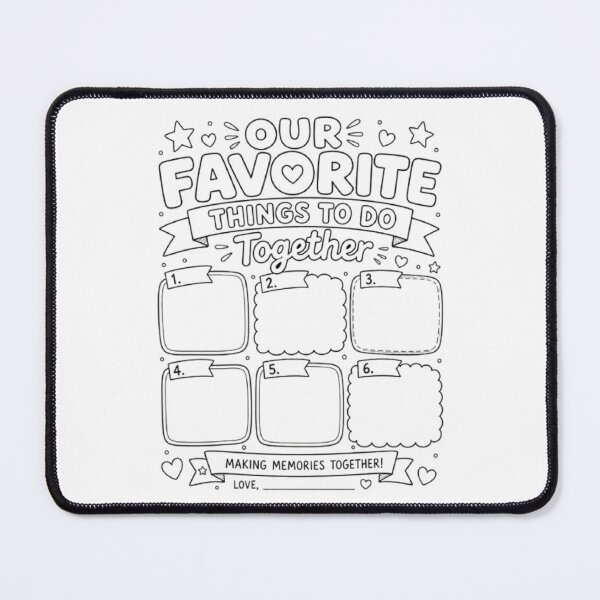 Item preview, Our Favorite Things To Do Together designed and sold by absalyssa.