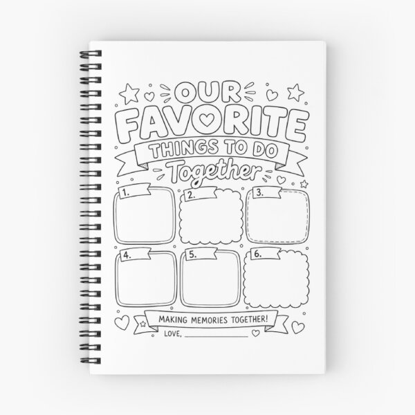 Item preview, Our Favorite Things To Do Together designed and sold by absalyssa.