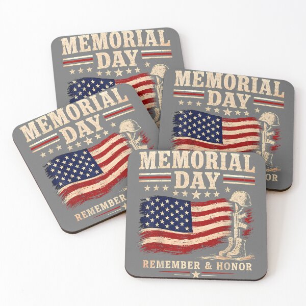 Item preview, Memorial Day Patriotic Flag Remember Honor Design designed and sold by KristineLi.
