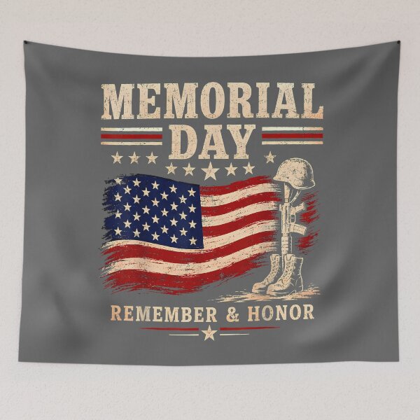 Item preview, Memorial Day Patriotic Flag Remember Honor Design designed and sold by KristineLi.