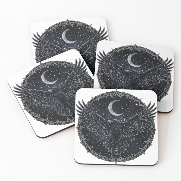 Item preview, Crescent Raven Sigil designed and sold by PGRprint.