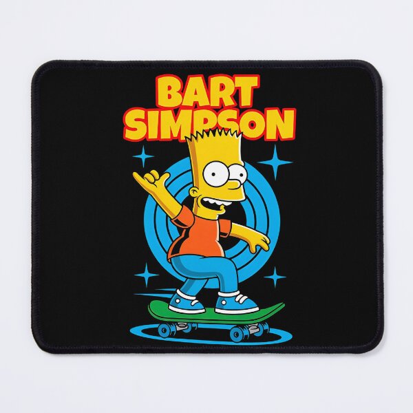 Item preview, Bart Simpson Skateboard Retro Cartoon Mashup designed and sold by MillieRhodes.