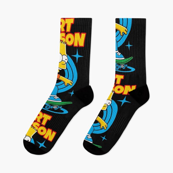 Item preview, Bart Simpson Skateboard Retro Cartoon Mashup designed and sold by MillieRhodes.