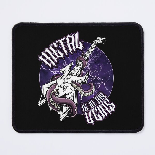 Item preview, Metal Is In My Veins Heavy Metal Fan Gift for Guitar Lovers designed and sold by Say It With Ink.