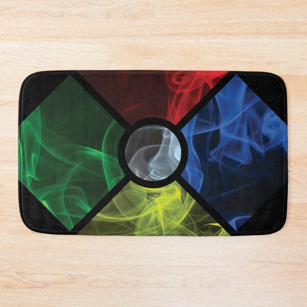 Item preview, Four Elements Smoke Abstract Geometric Emblem designed and sold by Osmose-Studio.
