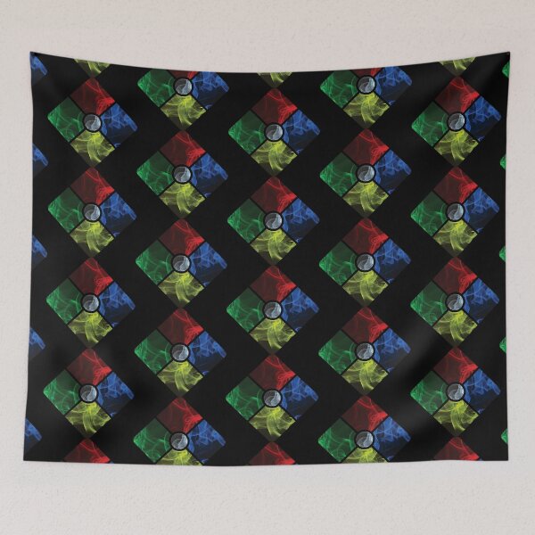Item preview, Four Elements Smoke Abstract Geometric Emblem designed and sold by Osmose-Studio.