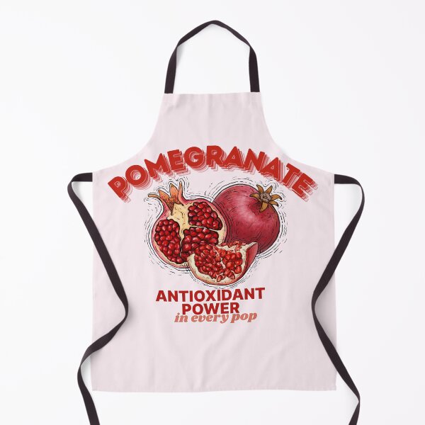 Item preview, Pomegranate Antioxidant Power Retro Fruit Illustration Graphic designed and sold by SilverSeaBKK.