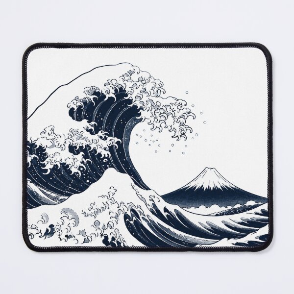 Item preview, Minimal Japanese Wave & Fuji designed and sold by NeoSakura.