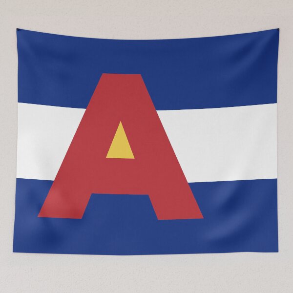 Item preview, Colorado Flag - Letter A designed and sold by FlagFontCO.