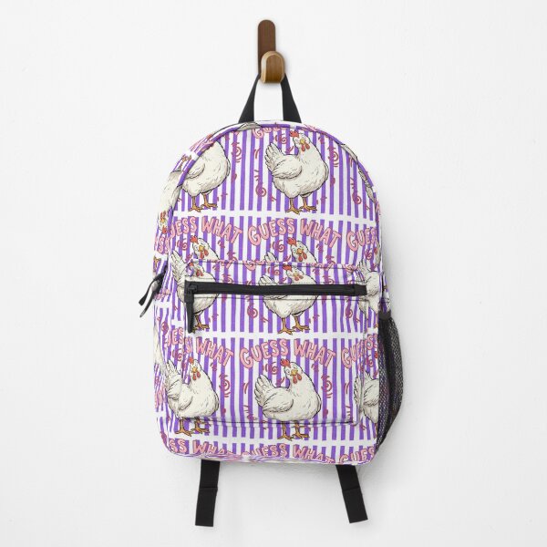 Item preview, Guess What Striped Chicken Farmyard Sass Energy designed and sold by FreshVibe Prints.