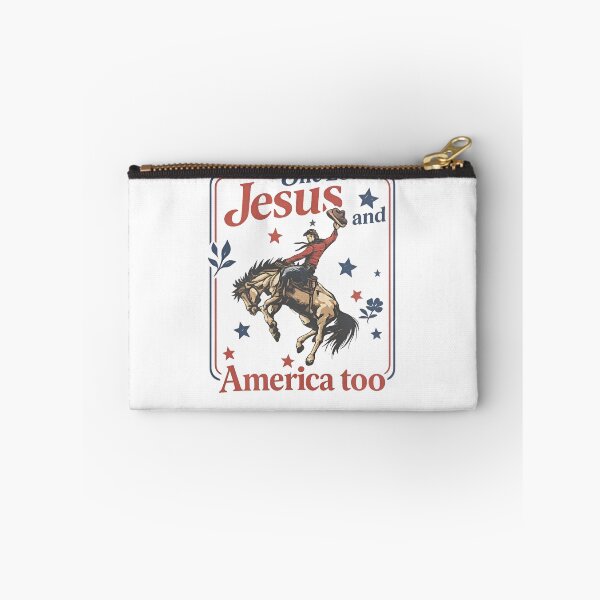Item preview, She Loves Jesus And America Too Cowboy Western designed and sold by MillieRhodes.