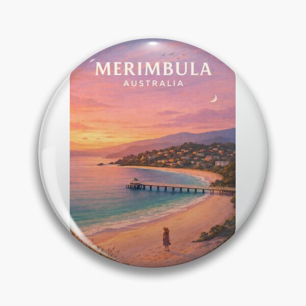 Item preview, MERIMBULA Australia Sapphire Coast Sunset and Merimbula Bay Shoreline designed and sold by Aryabek.