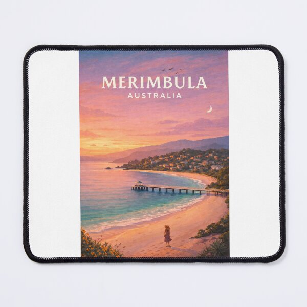 Item preview, MERIMBULA Australia Sapphire Coast Sunset and Merimbula Bay Shoreline designed and sold by Aryabek.