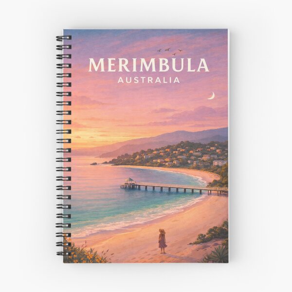 Item preview, MERIMBULA Australia Sapphire Coast Sunset and Merimbula Bay Shoreline designed and sold by Aryabek.