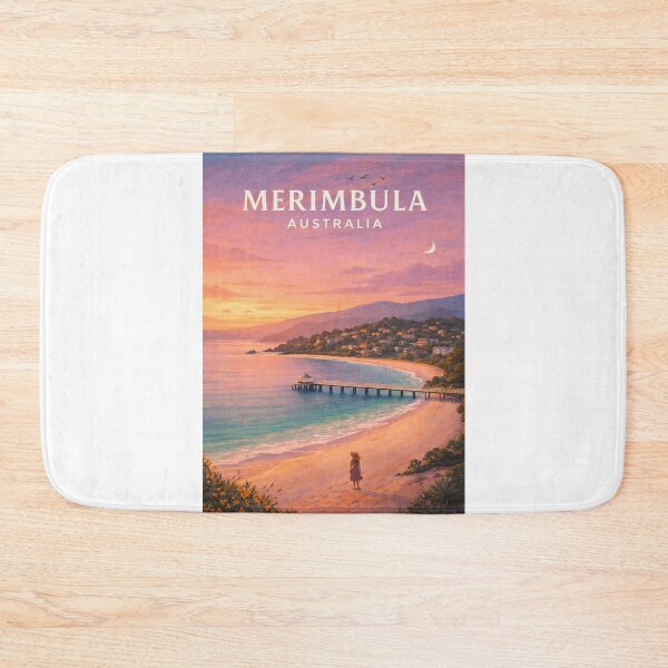Item preview, MERIMBULA Australia Sapphire Coast Sunset and Merimbula Bay Shoreline designed and sold by Aryabek.