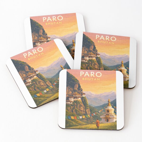 Item preview,  Paro Bhutan Tiger's Nest Valley and Himalayan Mountain Landscape designed and sold by Aryabek.