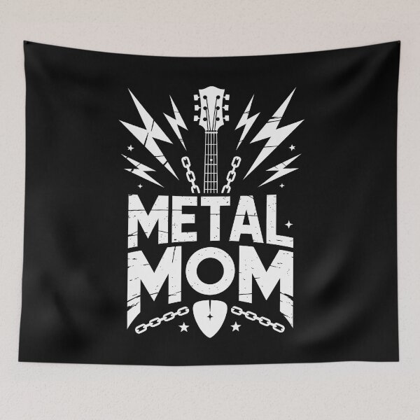 Item preview, Metal Mom Guitar and Chains Mothers Day Gift for Rock Moms designed and sold by Say It With Ink.