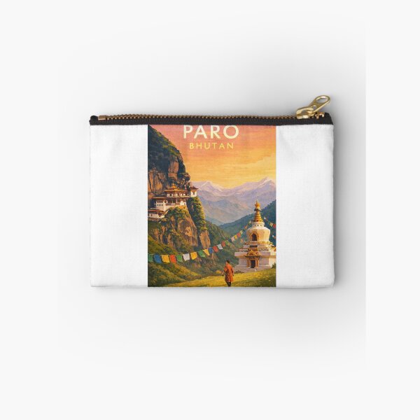 Item preview,  Paro Bhutan Tiger's Nest Valley and Himalayan Mountain Landscape designed and sold by Aryabek.