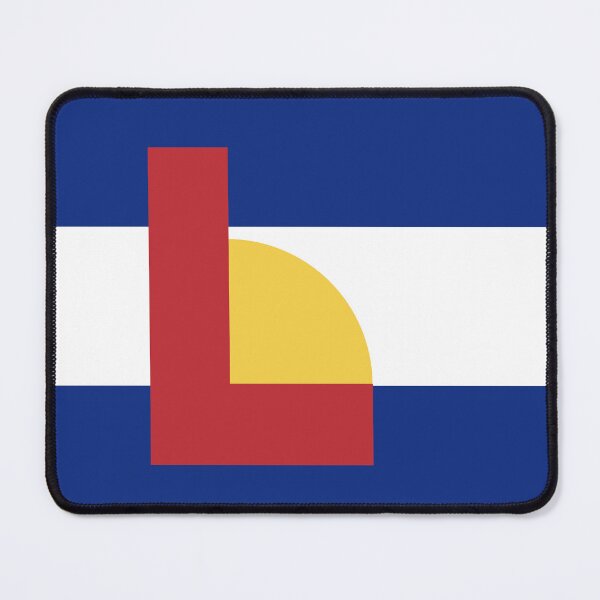 Item preview, Colorado Flag - Letter L designed and sold by FlagFontCO.