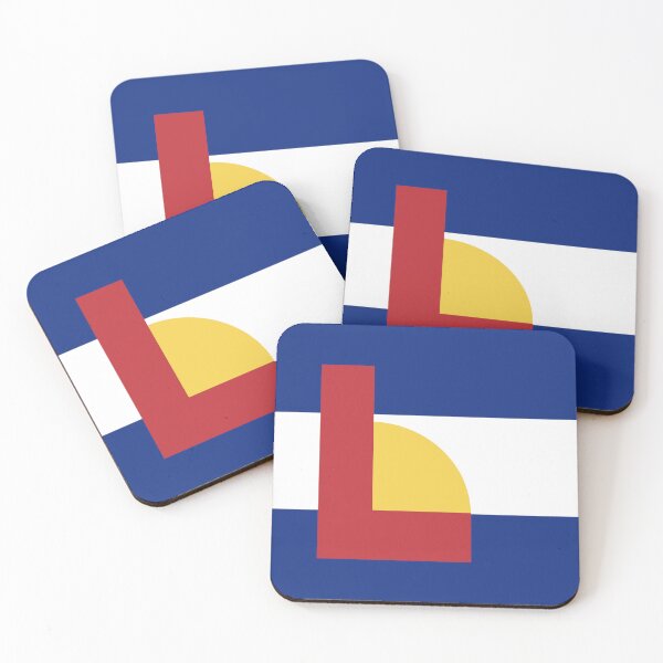 Item preview, Colorado Flag - Letter L designed and sold by FlagFontCO.